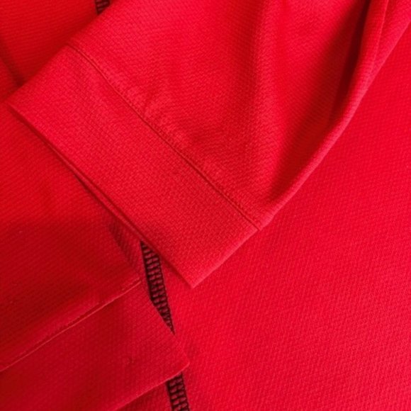 PING Quarter-Zip Red Wisconsin Golf Pullover - Large - Picture 8 of 9